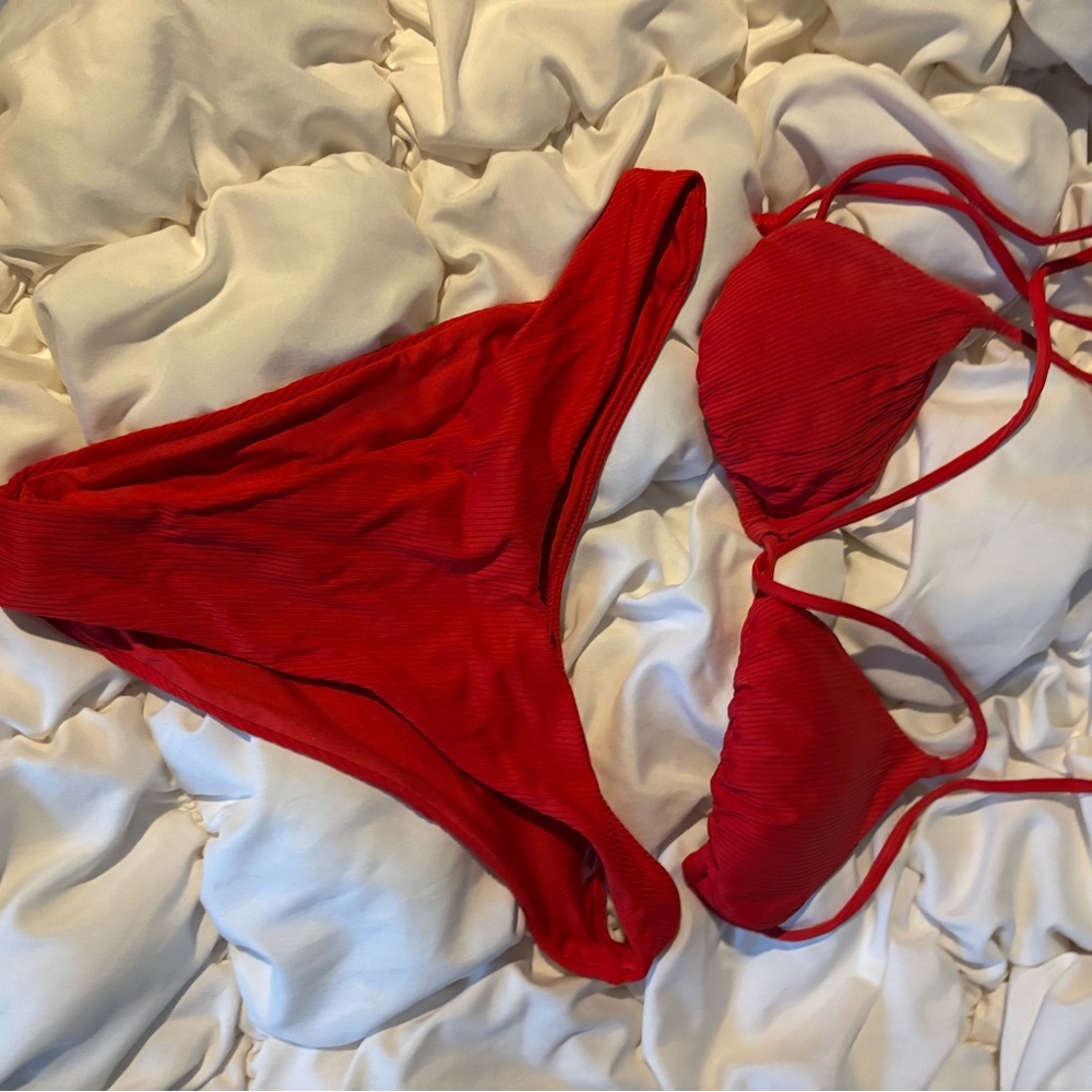 Victoria's Secret Bold Red Bikini Set